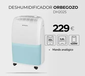 Orbegozo - Deshumificador DH2025