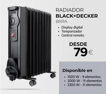 Control - Radiador Black+decker