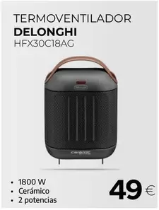 Delonghi - Termoventilador HFX30C18AG
