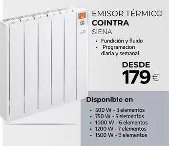 Cointra - Emisor Térmico