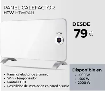 Htw - Panel Calefactor