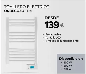 Orbegozo - Toallero Electrico