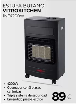 Vitrokitchen - Estufa Butano INF4200W