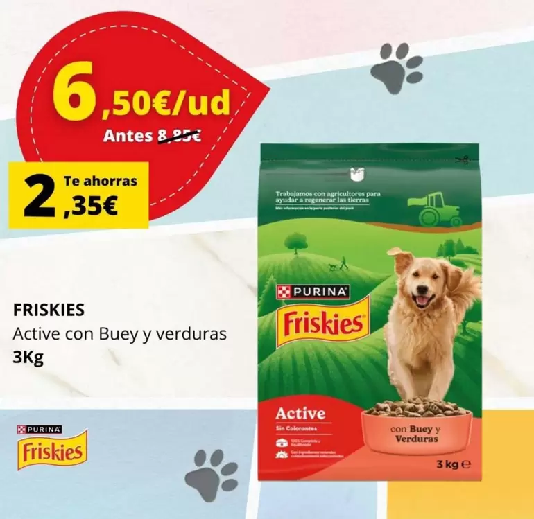 Purina - Friskies Active Con Buey Y Verduras