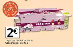 Consum - Yogur Con Trocitos De Frutas