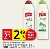 La Toja - Gel De Ducha Con Sales Minerales O Aloe Vera
