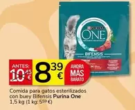 Purina - One Bifensis Comida Para Gatos Esterilizados Con Buey
