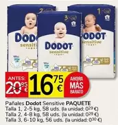 Dodot - Pañales Sensitive