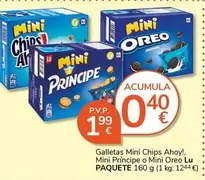 Lu - Galletas Mini Chips Ahoy Mini Príncipe O Mini Oreo
