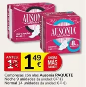 Ausonia - Compresas Con Alas
