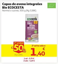 Ecocesta - Copos De Avena Integrales