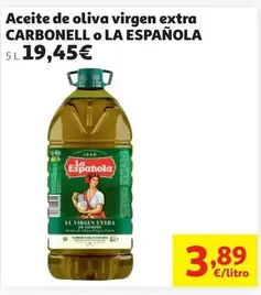 La Española - Aceite De Oliva Virgen Extra Carbonell