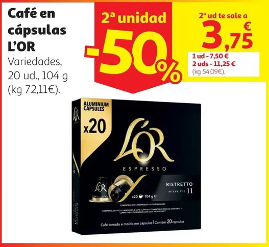 l'or - Café En Cápsulas