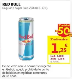 Red Bull - Regular O Sugar Free