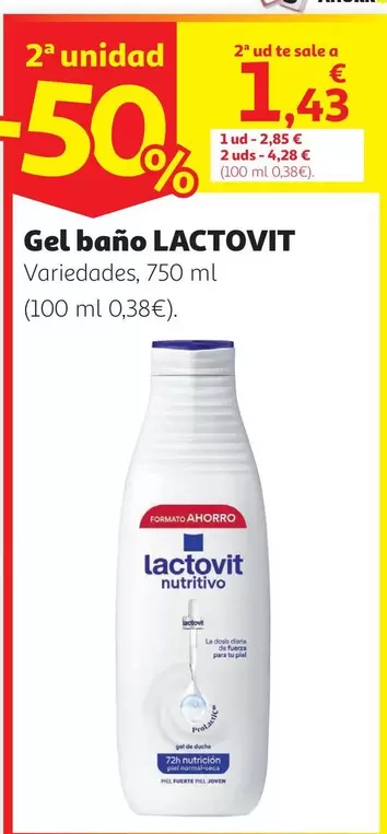 Lactovit - Gel Baño