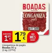 Boadas - Llonganissa De Pagès