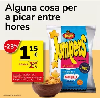 Jumpers - Snack De Blat De Moro Amb Sabor A Mantega 
