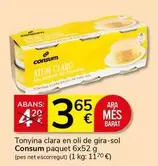 Consum - Tonyina Clara En Oli De Gira-Sol