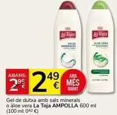 La Toja - Gel De Dutxa Amb Sals Minerals O Aloe Vera