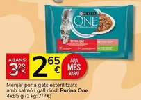 Purina - Menjar Per A Gats Esterilitzats Amb Salmo I Gall Dindi One
