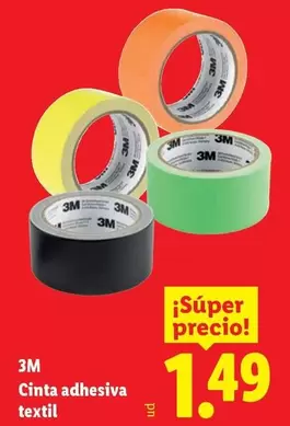 3m - Cinta Adhesiva Textil