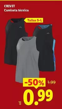 Crivit - Camiseta Térmica