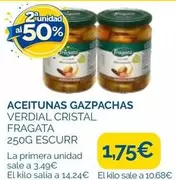 Cristal - Aceitunas Gazpachas