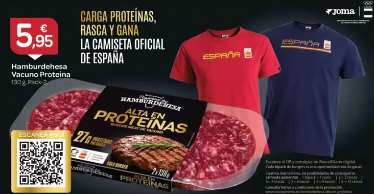Joma - Carga Proteinas, Rasca Y Gana La Camiseta Oficial De Españ
