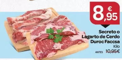 Lagarto - Secreto O De Cerdo Duroc Faccsa