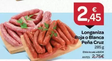 Selectos Peñarada - Longaniza Roja O Blanca