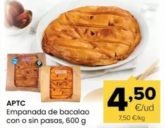 Aptc - Empanada De Bacalao Con/Sin Pasas