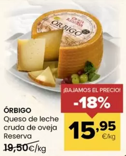 Orbigo - Queso De Leche Cruda De Oveja Reserva