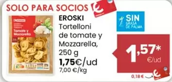 Eroski - Tortelloni De Tomate/Mozzarella