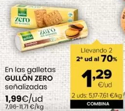 Gullón - Zero En Las Galletas Señalizadas