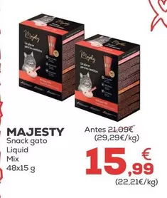 Majesty - Snack Gato Liquid Mix