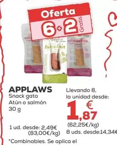 Applaws - Snack Gato Atún O Salmón
