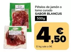  Sabor Blancus - Petalos De Jamon O Lomo Curado