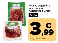 Sabor Blancus - Petalos De Jamon O Lomo Curado
