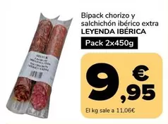 Leyenda Ibérica - Bipack Chorizo Y Salchichon Iberico Extra