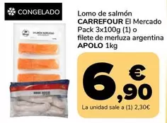 Carrefour El Mercado Apolo - Lomo De Salmon O Filete De Merluza Argentina 
