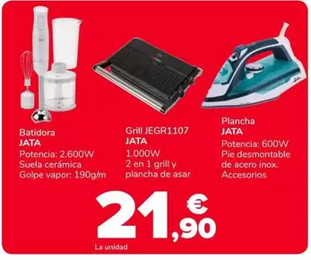 Jata - Batidora Grill JEGR1107 Plancha