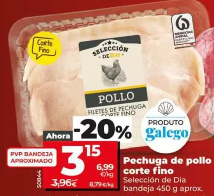 Seleccion De Dia - Pechuga De Pollo Corte Fino