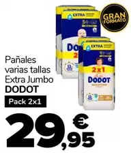 Dodot - Panales Varias Tallas Extra Jumbo