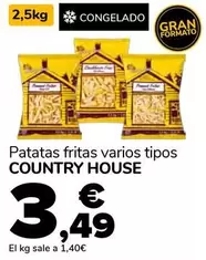 Country House - Patatas Fritas Varios Tipos