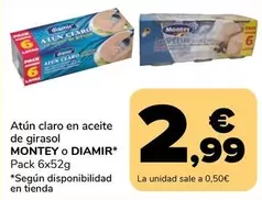Montey / Diamir - Atun Claro En Aceite De Girasol