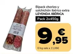 Leyenda Ibérica - Bipack Chorizo Y Salchichon Iberico Extra
