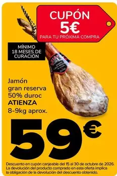 Atienza - Jamón Gran Reserva 50% Duroc