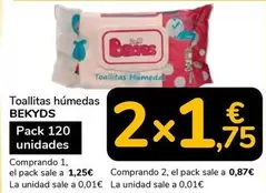Bekyds - Toallitas Humedas