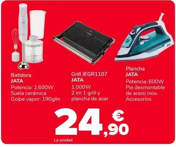 Jata - Batidora Grill JEGR1107 Plancha 