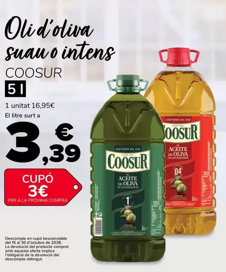 Coosur - Oliv D'oliva Suau O Intens